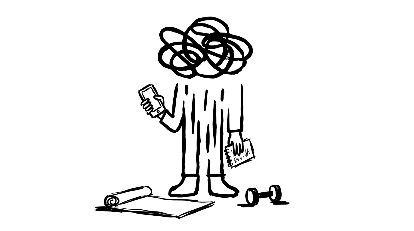 Therapeut im Administrationsalltag